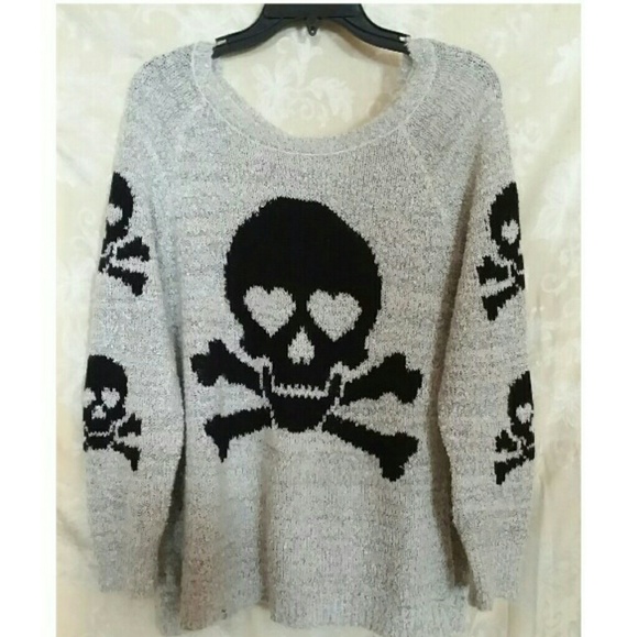 torrid Sweaters - TORRID - SKULL SWEATER